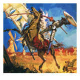 Don Quixote Giclee Print by English School 