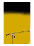 How High Is Your Cow Yellow Poster von Pascal Normand