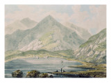 View of Snowdon Giclee-trykk av Rev. Richard Salvey Booth