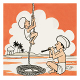 Indian Rope Trick Giclee Print by English School 
