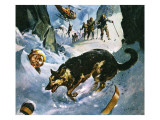 Rescue in the Snow Giclee Print by McConnell 