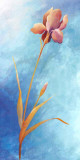 Flowers in Blue Print by M. Phillys