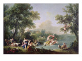 The Rape of Europa Giclee Print by Francesco Zuccarelli