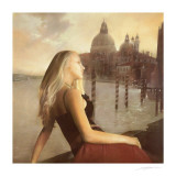 Giada in un Tramonto Veneziano Prints by Antonio Sgarbossa