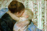 A Goodnight Hug Giclee Print by Mary Stevenson Cassatt