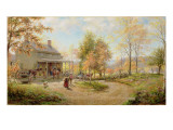 An October Day Impressão giclée por Edward Lamson Henry