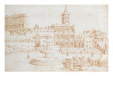 Old St. Peter's reproduction procédé giclée par Maerten van Heemskerck