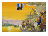 Sir John Franklin Giclee-trykk av Severino Baraldi Sir John Franklin Giclee-trykk av Severino Baraldi