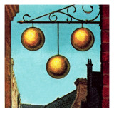 Pawnbrokers' Sign Giclee Print by English School 