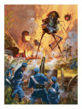 War of the Worlds Giclee Print by Barrie Linklater
