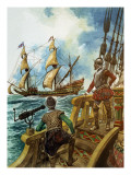Sir Francis Drake reproduction procédé giclée par Peter Jackson