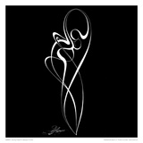 Dancing Couple III Affiche par Alijan Alijanpour