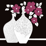 White and Mauve I Art by Irvine 