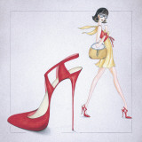 New Fashion IV Prints by E. Serine