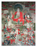 Buddhas, 1675 Reproduction procédé giclée par Chinese School 
