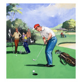 Golf, 1968 Giclee Print by English School 