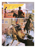 The Bozeman Trail Giclee-trykk av Severino Baraldi The Bozeman Trail Giclee-trykk av Severino Baraldi