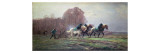 Ploughing Giclee Print by Charles Emile Jacque