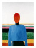 Buste de femme Reproduction procédé giclée par Kazimir Severinovich Malevich