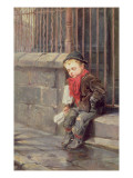 The News Boy Giclee Print by Ralph Hedley