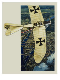 The First Bomber Giclee Print by Wilf Hardy