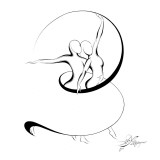 Dancing Couple V Prints by Alijan Alijanpour