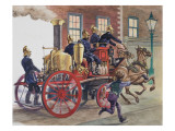 Camion de pompier reproduction procédé giclée par Peter Jackson