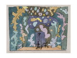 Theatre, 1916 reproduction procédé giclée par Paul Klee
