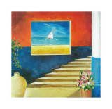 Aegean Window Poster par Don Valenti