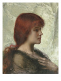 Une beauté auburn reproduction procédé giclée par Alexei Alexevich Harlamoff