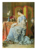 Indecision, 1884 Giclee Print by Agapit Stevens