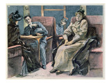 Scene in a Train, Giclee Print by Madeleine Lemaire