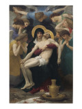 Pieta, 1876 Giclee-trykk av William Adolphe Bouguereau Pieta, 1876 Giclee-trykk av William Adolphe Bouguereau