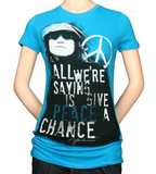 Women's: John Lennon - Give Peace Shirt