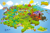 MOSHI MONSTERS - World Map Pósters MOSHI MONSTERS - World Map Pósters