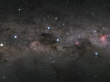 The Southern Cross and the Pointers in the Milky Way, Poster