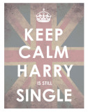 Keep Calm, Harry is Still Single Plakaty Keep Calm, Harry is Still Single Plakaty