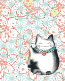 The Mizuki Dolls: Neko Print by Sam Bamford