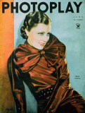 Irene Dunne - Photoplay Magazine Cover 1930's Photo