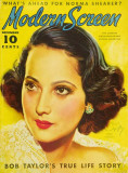 Merle Oberon - Modern Screen Magazine Cover 1930's Masterprint