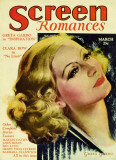 Greta Garbo - Screen Romances Magazine Cover 1930's Masterprint