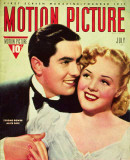 Alice Faye - Motion Picture Magazine Cover 1930's Masterprint