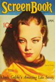 Sylvia Sidney - Screen Book Magazine Cover 1930's Masterprint