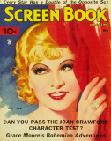Mae West - Screen Book Magazine Cover 1930's Masterprint