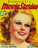 Jean Harlow - Romantic Movie Stories Magazine Cover 1930's Masterprint Jean Harlow - Romantic Movie Stories Magazine Cover 1930's Masterprint