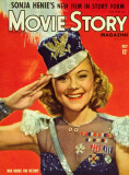 Sonja Henie - Movie Story Magazine Cover 1940's Masterprint