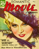 Mae West - Romantic Movie Stories Magazine Cover 1930's Masterprint