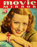 Irene Dunne - Movie Mirror Magazine Cover 1930's Photo