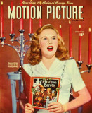 Deanna Durbin - Motion Picture Magazine Cover 1930's Photo
