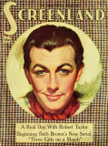Robert Taylor - Screenland Magazine Cover 1930's Masterprint